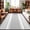 Gray, variant on Grey Striped Washable Round Area Rug 7 ft, Modern Classic Stripe Rustic Country Farmhouse Soft Non Slip Rugs Stain Repellent Indoor Felt Carpet for Living Dining Room Bedroom Home Office