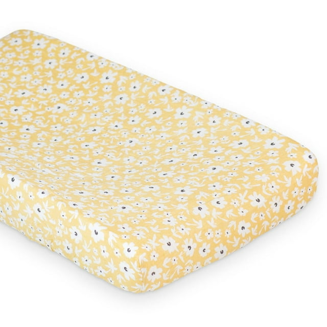 Lulujo - Baby, Infant - Boho Collection - Cotton Muslin Change Pad Cover - Machine Washable