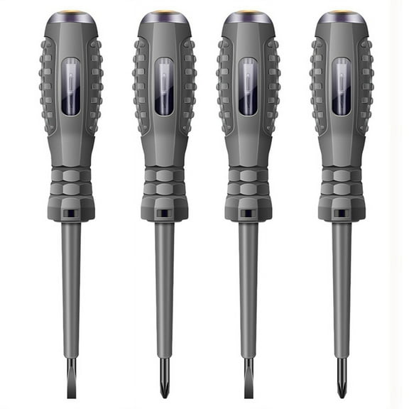 4Pcs Digital Voltage Tester Pen AC Non- Induction Test Pencil Voltmeter Power Detector Electrical Screwdriver
