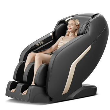 Zero Gravity Shiatsu Massage Chairs Full Body and Recliner SL-Track Massage Chair with Bluetooth Speaker,Anion,Thai Stretch,USB Charing,Heating and Foot Roller Massager