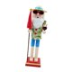 thumbnail image 1 of Figura de Papá Noel de madera de 15 pulgadas, marioneta de Cascanueces, juguete, adorno de mesa portátil para mesas, estantes, encimeras, decoración Estilo B, 1 of 10