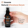 thumbnail image 2 of Groomie Natural Aftershave Serum, Razor Bump and Burn Treatment Lemongrass and Marjoram, 1 oz, 2 of 7