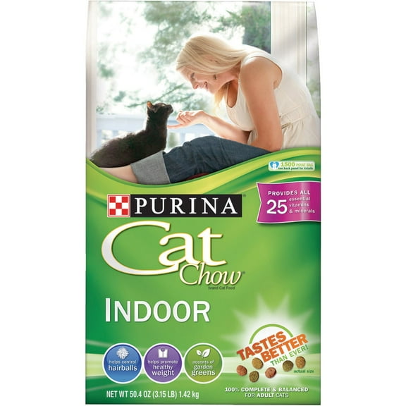 Purina Cat Chow Indoor Dry Cat Food, 3.15 lb
