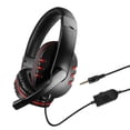 thumbnail image 1 of Auriculares para juegos de 3,5 mm, sonido estéreo, ordenador portátil, auriculares con cable, auriculares con almohadillas suaves Advancent EL000474-00, 1 of 2