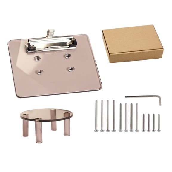 Golf Cart Steering Accessory Spring Clip Pen Mount Score Tracking Acrylic Panel