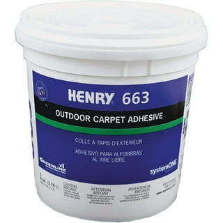 Henry, WW 12221 6 Oz, Ready to Use Squeeze Bottle, Outdoor Carpet Repair  Adhesive