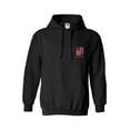 thumbnail image 2 of Georgia Football Team Color American Flag Unisex Hoodie-Black-xxxl, 2 of 4