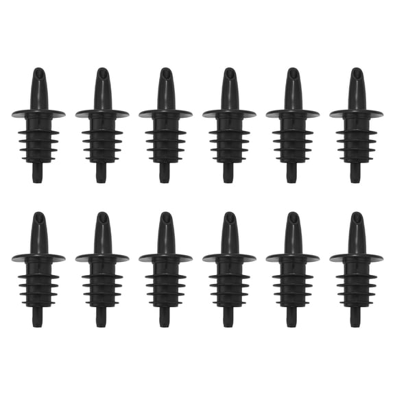 12pcs Plastic Free Liquor Spirit Bottle Pourer Bar Wine Cocktail Drinks