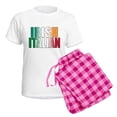 thumbnail image 5 of CafePress - Irish Italian Women's Light Pajamas - Women's Short Sleeve Print T-Shirt and Pants Light Cotton Pajama Set, 5 of 7