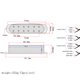 thumbnail image 2 of GOOHOCHY 3 pastillas humbucker mini Alnico V de bobina simple SSS para guitarra, bajo, instrumento musical GMN45 (blanco), 2 of 8