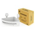 thumbnail image 6 of Rack Clearance! Kaireo, Corner Shower Caddy Suction Cup & Soap Holder No Drilling One Second Installation Removable Shower Caddy Basket Powerful Shower Organizer Shower Shelf Bathroom White, 6 of 6