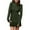 Army Green, variant on Women Long Sleeve Half Turtleneck Sweater Dress Rib Knit Stretch Slim Bodycon Mini Dress 2025 Fall Casual Dress