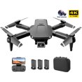 thumbnail image 2 of 2.4GHz 4CH FPV Drones Giroscopio de 6 ejes 4K HD Cámara FPV RC Drone con luces LED Sywqhk libre de BPA, 2 of 9