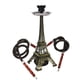 thumbnail image 1 of Juego completo de cachimba, juego de cachimba con 2 mangueras, juego de cachimba de torre de París de metal, eje de cachimba con kit de cuenco de base, máxima comodidad, 1 of 12