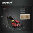 thumbnail image 2 of PowerSmart 21" 144cc Gas Push Lawn Mower , with 6-Position Height Adjustment, 2 of 10