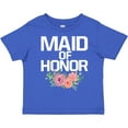 thumbnail image 3 of Inktastic Maid of Honor with Flower Illustration Girls Toddler T-Shirt, 3 of 5