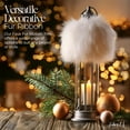 thumbnail image 3 of FabricLA Fur | Faux Fur Fabric | White Fur Ribbon Trim Fabric - 1/2" Wide x 72" Long (6 FT) Fake Fur Fabric - Soft Christmas White Faux Fur for Crafting, Sewing, and Decorating, Fur Trim Fuzzy Fabric, 3 of 3