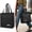 A, variant on Insulated Lunch Bag for Adults Large Size - Premium Reusable Fabric Cooler with Zipper Seal High Capacity Thermal Lunch Box for Work Travel Picnic