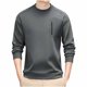 thumbnail image 1 of pstuiky manga larga de hombre, Suéter de manga larga con cuello redondo y cremallera de color liso para hombre Tops de hombre xxl, 1 of 4