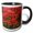 Black/White, variant on 3drose, Minnesota, Superior National Forest. Fall Colors in Maple Tree., 15oz Mug