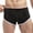 Black, variant on Men's Mesh Booty Shorts 3 Inch Breathable Quick-Dry Smooth Lounge Active Swimming Shorts Ranger Panties Pink M