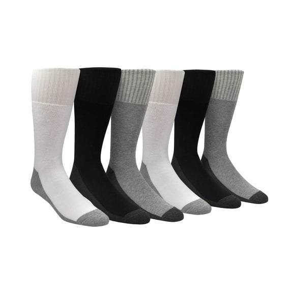 SOCK HOUSE CO. Mens Boot Sock Full Cushion Comfort 6 Pair Pack Socks
