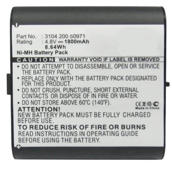 Batteries N Accessories BNA-WB-H862 Remote Control Battery - Ni-MH, 4.8, 1800mAh, Ultra High Capacity Battery - Replacement for Marantz 3104 200 50971 Battery
