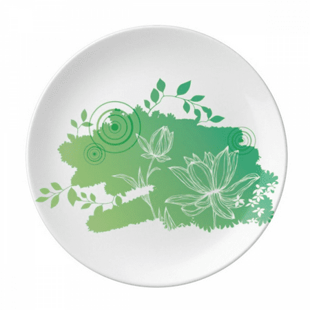 

lotus flower frog flower plate decorative porcelain salver tableware dinner dish