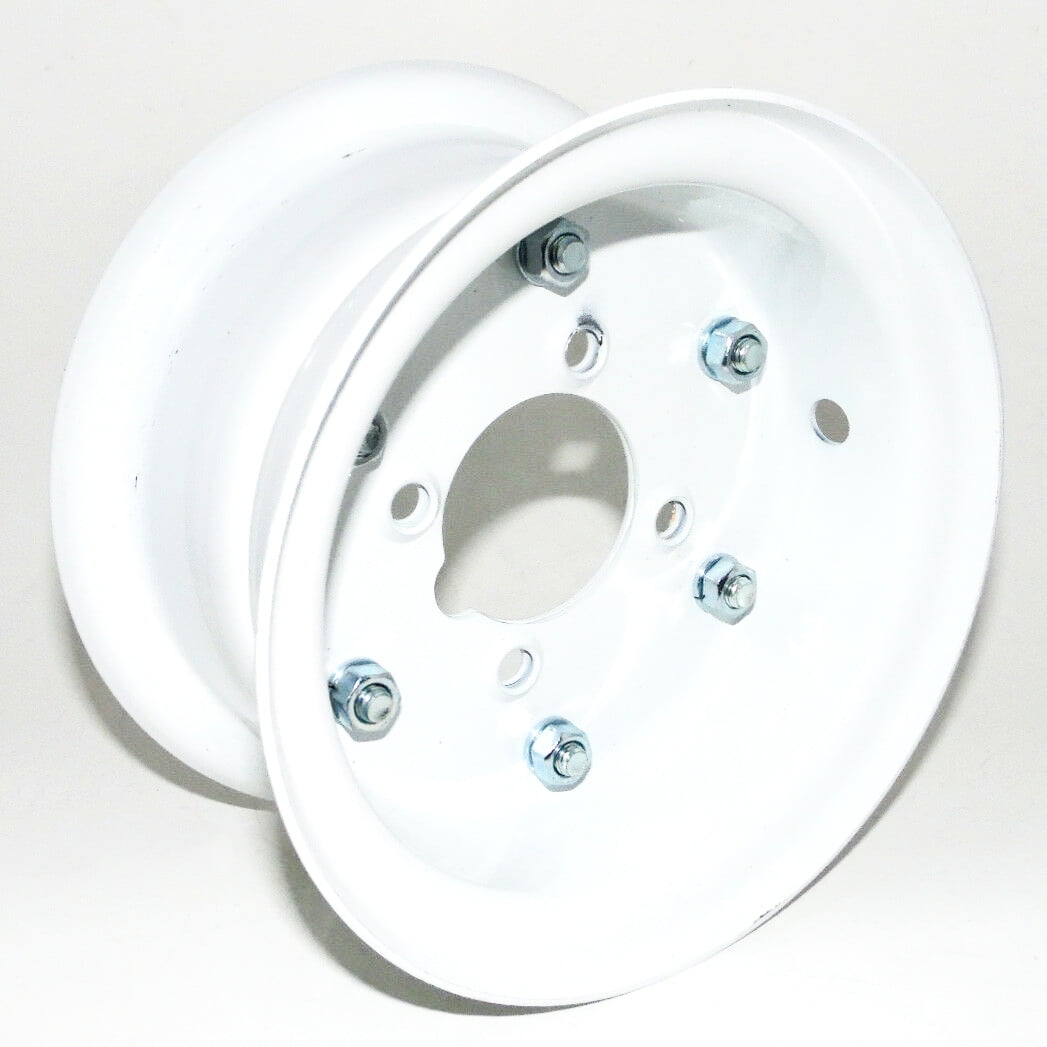 3 5/8 Wide; Fits 6 Tire with Tube. 379 6 Go Kart Split Rim Assembly with 4 Mounting Holes in 2 7/8 Bolt Circle 