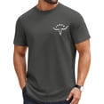 thumbnail image 4 of CHUMUD Cotton T Shirts for Man Short Sleeve Soft Crew Neck Casual Summer Cool & Breathable Basic Everyday Tee, 4 of 6