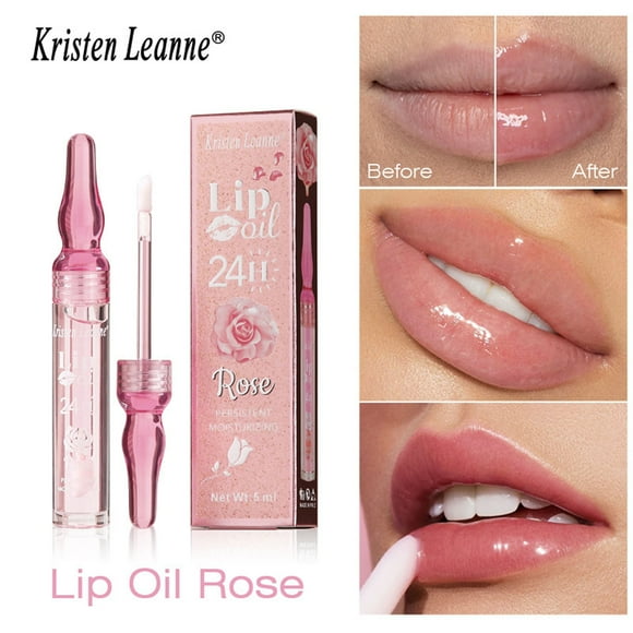 Lisbinx Long Lasting Water Locking Rose Moisturizing And Moisturizing Lip Balm And Lip Oil 5ML for Indoor/Outdoor