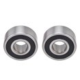 thumbnail image 4 of 2Pcs Double Row Ball Bearing Steel Ball Bearings Double Shielded Flange for Planetary Reducer, 4 of 8