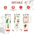 thumbnail image 3 of Funny Christmas Tumbler for Women Men,40 oz Stainless Steel Insulated Travel Tumbler,Christmas Coffee Mug with Lid and Straw,Xmas Cups Keep Drinks Cold & Hot,White Elephant Gifts Stocking Stuffer, 3 of 6