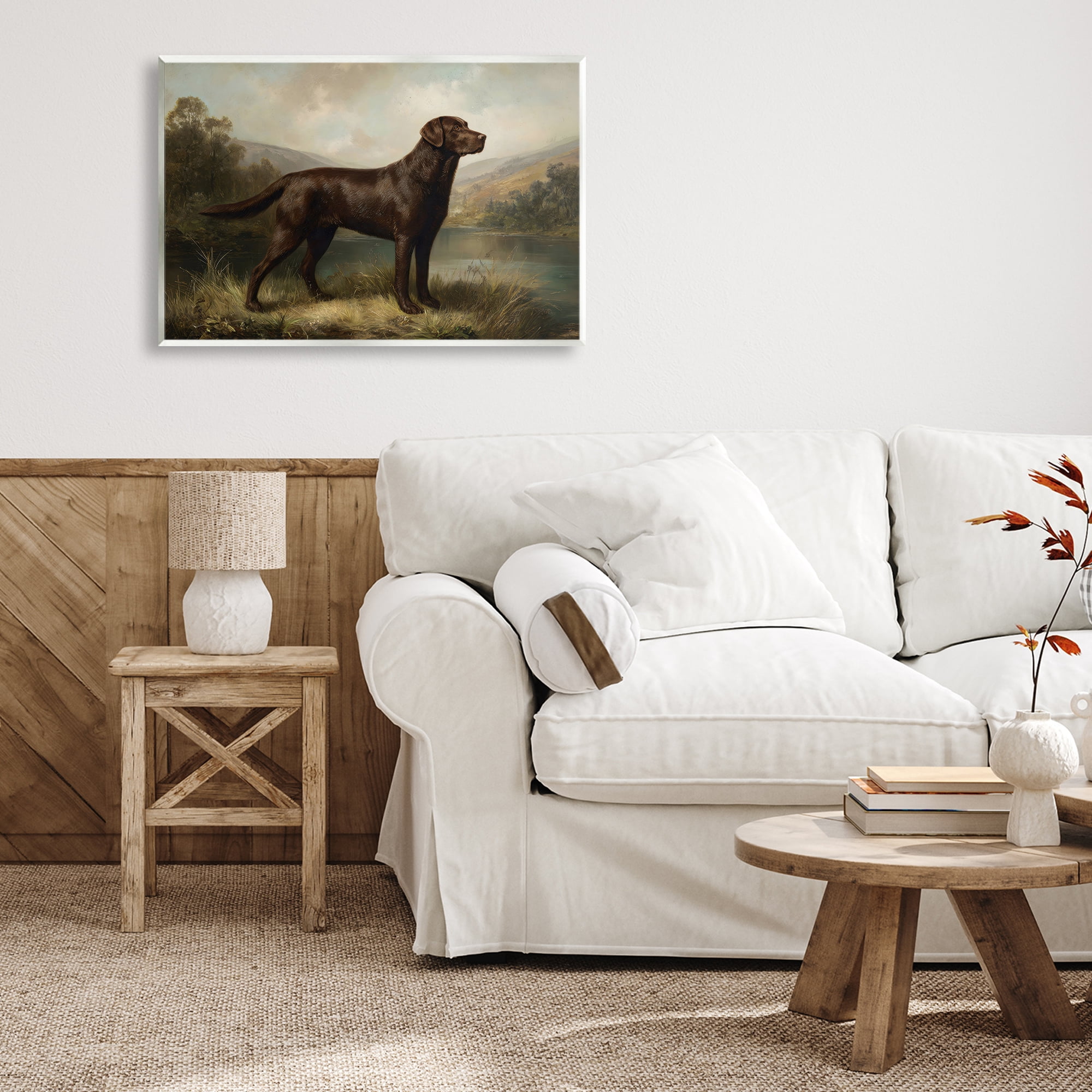 Stupell Industries On Alert Hunting Dog Wall Plaque Art, design by Petal Prints Design