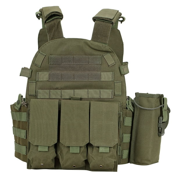 Ndcxsfigh Chaleco Airsoft Chaleco Pecho Ajustable para (verde)
