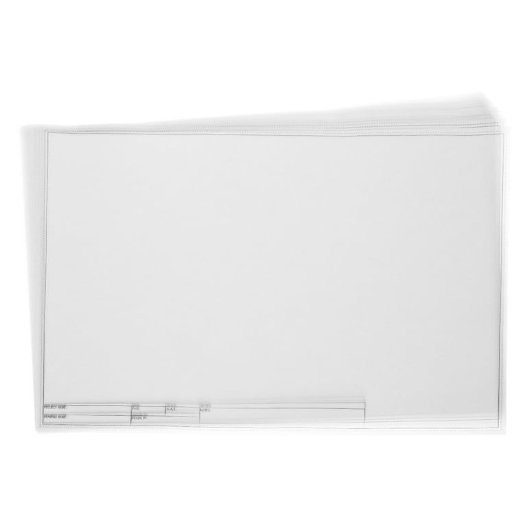 Clearprint Vellum Sheets with Engineer Title Block, 11x17 Inches, 16 lb.,  60 GSM, 100 Sheets/Pack, Translucent White: Humber