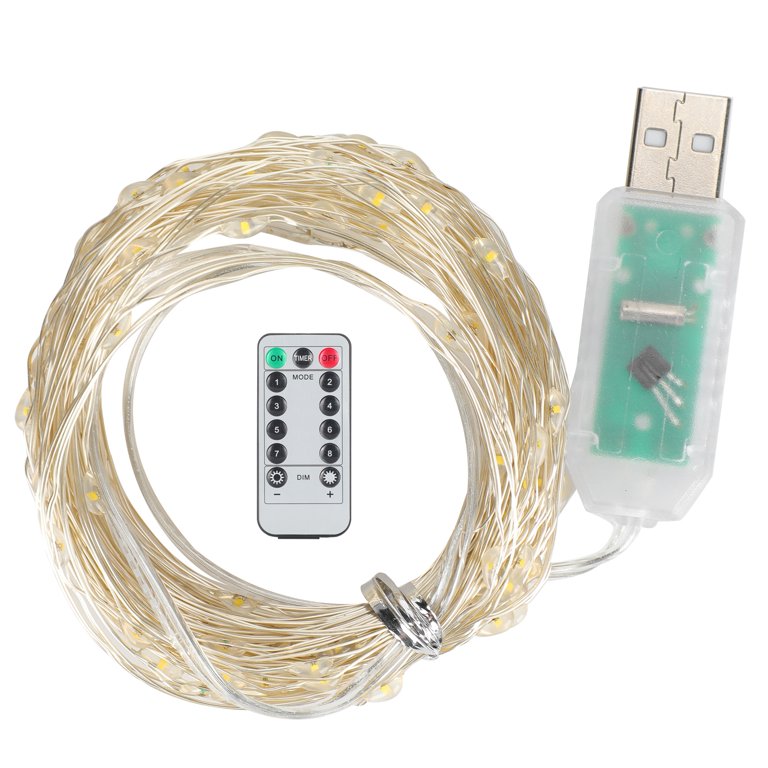 20M 200 LED)APP Remote Control LED Lights, Christmas Décor Lights USB Plug  in L