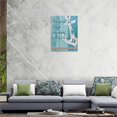 thumbnail image 6 of Bathroom Anchor Wall Art Christian Scripture Canvas Print Nautical Beach Bathroom Pictures Ocean Coastal Theme Painting Framed Artwork Office Home Decor for Bedroom Dining Living Room 12"x16", 6 of 6