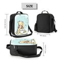thumbnail image 2 of Winnie Bear Pooh Hunny Lunch Bag Portable Tote Bag Insulated Lunch Box Picnic Beach Office Insulated Bento Bag, 2 of 9