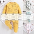 thumbnail image 4 of KPOPLK Sleep n Play Footed Pajamas for Baby Boys Newborn Sung Fit One Piece Pjs 0 3 6 9 12 Months Fall Winter Infant Bodysuit Footed Clothes Size 6-12 Months, 4 of 5