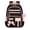 Black and Pink, variant on Cute Bow Decor Bookbag, Large Capacity Multi-Pocket Casual Daypack, Backpack with Fluffy Plush Pom Pom Charm, Durable Lightweight Bag with Reinforced Zippers for Daily Use and Trip, Purple