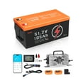 thumbnail image 1 of VEVOR 48V 105Ah Golf Cart Lithium Battery 20A Charger LCD Monitor & 4000+ Cycle, 1 of 9