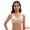 Beige, variant on Women's Lace Trim Full Coverage Adjustable Strap Bras D 48 Black