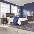 thumbnail image 4 of Homestyles 5503-5021 Marie Lit Grand Size avec Table de Chevet et Poitrine&44; Brun, 4 of 8
