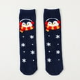 thumbnail image 2 of Kids Baby Girls Boys Christmas Thermal Sleeping Knee High Slipper Socks Soft Sole Stockings, 2 of 3
