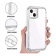 thumbnail image 2 of Funda Para iPhone 14 Esquinas Reforzadas Alto Impacto Antishock Transparente, 2 of 6