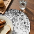thumbnail image 3 of Grey Eucalyptus Round 13 Inch Placemats Set of 8, Spring Botanical Weeping Plant Aesthetic HeatResistant Non Slip Place Mats for Dining Table, Wipeable Braided Kitchen Table Mats for Housewarming, 3 of 9