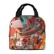thumbnail image 1 of Easygdp Space Skeleton Art Bolsa Térmica Premium - Tela Oxford Impermeable, Gran Capacidad, Bolsillo Frontal, Unisex para Trabajo, Escuela, Actividades al Aire Libre y Picnics, 1 of 8