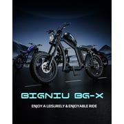 BIGNIU BG-X Electric Bike for Adults,740W Brushless Motor 48V/31.5Ah Up to 40 Miles E-Bike Front/Rear Turn Signal Dual Suspension Ebikes UL2849
