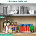 thumbnail image 6 of 2-Pack Lazy Susan Turntable Organizers - 9.5'' Rotating Trays with Raised Edge for Pantry, Fridge, and Countertop Storage, 6 of 9